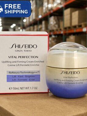Shiseido Vital Perfection Uplifting & Firming Cream Enriched 50mL / 1.7oz NEW